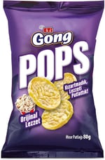 Eti Gong Pops Orijinal Lezzet Mısır Patlağı 80 g x 10 Adet