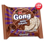 Eti Gong Sütlü Çikolata Kaplamalı Pirinç Patlağı 30 g x 24 Adet