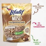 Eti Lifalif İnce Öğütülmüş Yulaflı Fındıklı, Kakao Çekirdekli, Kakaolu Müsli 250 g