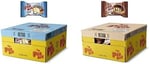 Eti Popkek Hindistan Cevizli Kek 60 g x 24 Adet ve Eti Popkek Çikolatalı Kek 60 g x 24 Adet Kahverengi