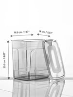 Etiketli 2li Strip Mega Boy Toz Ve Tablet Deterjan Saklama Kutusu 2x(3,5 Litre)