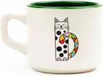 Etnik Kedi Beyaz Venüs Kupa - Hediyelik Kupa Fincan Mug