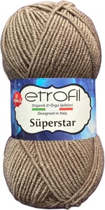 Etrofil SÜPERSTAR 77012-VİZON VİZON Polyester Ipli İpi Örgü İpi