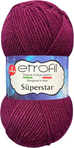 Etrofil SÜPERSTAR 77012-VİZON VİZON Polyester Ipli İpi Örgü İpi