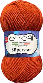 Etrofil SÜPERSTAR 77012-VİZON VİZON Polyester Ipli İpi Örgü İpi