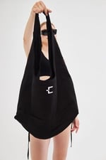 evable BOON BAG Siyah Büyük Askılı Tote Çanta siyah Standart