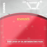 Evans B14HBG 35,56cm (14 Zoll) Snarefell Hydraulic Schwarz