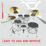 Evans SO-8 SoundOff 8 inç Davul Sessiz - Seçenekler: Davul, Hi-Hat, Sürüş, Tambur, 6-inch, 8-inch, 10-inch...