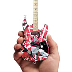 EVH Minature Guitars EVH Frankenstein Mini Replika Gitar Van Halen (EVH001), kırmızı ve beyaz, kırmızı/beyaz