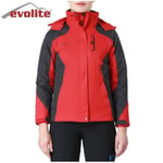 Evolite Diva Bayan 3in1 Gri/Kırmızı Mont L