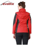 Evolite Diva Bayan 3in1 Gri/Kırmızı Mont L