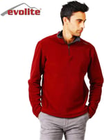 Evolite Fuga Bay Mikro Polar Sweater - Bordo L