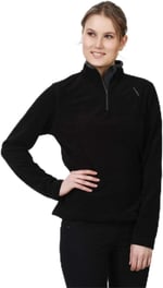 Evolite Fuga Bayan Mikro Polar Sweater - Siyah