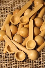 Evonox 12 Adet Bambu Baharat Kaşığı ve Ölçek Kaşığı, Bambu Reçel Bal Kaşığı 12 Adet | Doğal ve Şık 12 Adet Bambu Baharat ve Ölçek Kaşığı Seti - Mutfakta Estetik ve Fonksiyonellik Bir Arada!