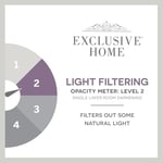 Exclusive Home Curtains Loha Keten Gromet Üst Perde Panel Çifti, 54x84, Doğal - Seçenekler: 54x63, 54x84, 54x96, 54x108, 54x120...
