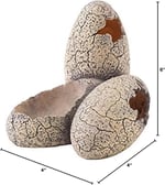 Exo Terra Dinosaur Eggs, Dinosaurier Eier, Versteckmöglichkeit und Wassernapf für Terrarienbewohner, klein