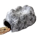 Exo Terra Wet Rock, seramik mağara, sürüngenler, amfibiler ve omurgasızlar için nemli saklama yeri, su rezervuarlı, nem depolamak için seramik mağan, büyük