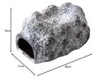 Exo Terra Wet Rock, seramik mağara, sürüngenler, amfibiler ve omurgasızlar için nemli saklama yeri, su rezervuarlı, nem depolamak için seramik mağan, büyük