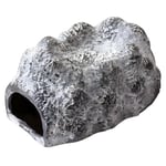 Exo Terra Wet Rock, seramik mağara, sürüngenler, amfibiler ve omurgasızlar için nemli saklama yeri, su rezervuarlı, nem depolamak için seramik mağan, büyük
