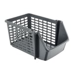 EYNEL 5 Adet Çok Amaçlı Katlı Geçmeli Organizer, Pratik Dolap İçi Lavabo Altı Evye-Tezgah Üstü Buzdolabı Mutfak Banyo Çamaşır Makinesi Ev Düzenleyici Plastik Sepet (5 Adet - Antrasit)