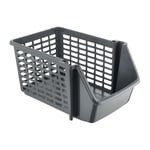 EYNEL 5 Adet Çok Amaçlı Katlı Geçmeli Organizer, Pratik Dolap İçi Lavabo Altı Evye-Tezgah Üstü Buzdolabı Mutfak Banyo Çamaşır Makinesi Ev Düzenleyici Plastik Sepet (5 Adet - Antrasit)