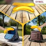 Eynel Muz Şeklinde Saklama Kabı, Çocuk Kahvaltı Beslenme Koyma Kutusu Öğrenci Okul Piknik Kamp Muzluk (2 Adet)