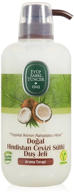 Eyüp Sabri Tuncer Doğal Hindistan Cevizi Sütlü Duş Jeli (600 Ml) - Seçenekler: 600ml, 600ml (2 paketi), 600ml (4 paketi), Pack of 2
