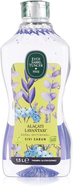 Eyüp Sabri Tuncer Doğal Zeytinyağlı Sıvı Sabun Alaçati Lavantasi 1,5 L Pet Şişe (1 x 1500 ml)