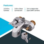 Ez-Flo 11129 Add-On Shower Diverter Bathcock Polished Chrome