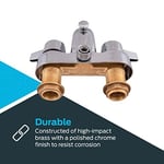 Ez-Flo 11129 Add-On Shower Diverter Bathcock Polished Chrome