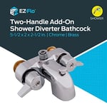 Ez-Flo 11129 Add-On Shower Diverter Bathcock Polished Chrome