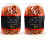 Ezgi Vegan Kırmızı Mercimek Unlu Burgu Erişte 350 G x 2 adet