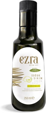 Ezra Olive Oil Soğuk Sıkım Naturel Erken Hasat 250 ml Limonlu Zeytinyağı