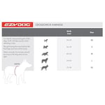 EzyDog Çekme önleyici köpek tasması – Crosscheck köpek koşum takımı, küçük, orta boy ve büyük köpekler için, köpek eğitim aksesuarı, yansıtıcı - Seçenekler: S (36 - 49cm), M (45 - 64cm), L (55 - 74cm)