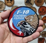 F16 Fighting Falcon Patch Yama Havacı Peç- PEÇ