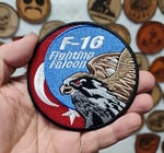 F16 Fighting Falcon Patch Yama Havacı Peç- PEÇ