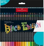 Faber-Castell 116450 - Renkli kalemler Blackwood, Black Edition, 50'li kutu, parlak renkler, yumuşak çizgili, siyah ahşap