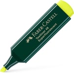 Faber-Castell 1548 Fosforlu Kalem Sarı, Uzun Ömürlü, Yeniden Doldurulabilir, Dayanıklı Plastik Gövde