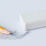 Faber-Castell 188121 - Silgi 7081 N PVC içermez, plastik, beyaz