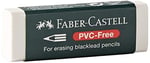 Faber-Castell 188121 - Silgi 7081 N PVC içermez, plastik, beyaz