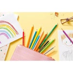Faber-Castell 36 Renk Boya Kalemi, Canlı ve Parlak Renkler, Kırılmaya Dayanıklı Uçlar, Ergonomik Tasarım, Karton Kutu, Okul ve Sanat İçin Uygun
