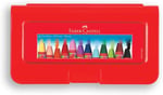 Faber-Castell Altıgen Pastel Boya, 12 Renk, Plastik Kutu, Yumuşak ve Canlı Renkler, Rahat Kullanım, Etkili Uygulama