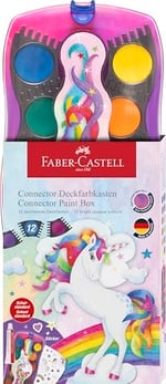 FABER-CASTELL Connector Unicorn Suluboya 12'li