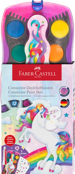 FABER-CASTELL Connector Unicorn Suluboya 12'li