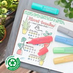 Faber-Castell Fosforlu Kalem Seti, 8’li, Pastel Renkler, Yeniden Doldurulabilir, 3 Farklı Çizgi Kalınlığı, Dayanıklı Mürekkep