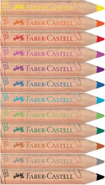 Faber-Castell İlk Boya Kalemim Jumbo Yarım Boy 12 Renk