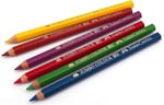 Faber-Castell Jumbo Boya Kalemi, 12 Renk, Kalın Gövde ve Uç, Kırılmaya Dirençli Özel Yapıştırma Sistemi, Kolay Açılır, Çocuklar İçin Güvenli