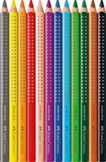 FABER-CASTELL Jumbo GRIP Boya Kalemi 12 Renk