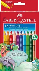 FABER-CASTELL Jumbo GRIP Boya Kalemi 12 Renk