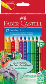 FABER-CASTELL Jumbo GRIP Boya Kalemi 12 Renk